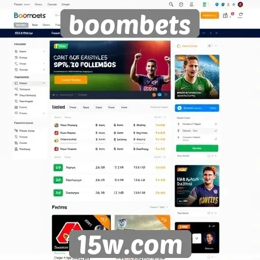 Avaliação da interface do usuário do site Boombets